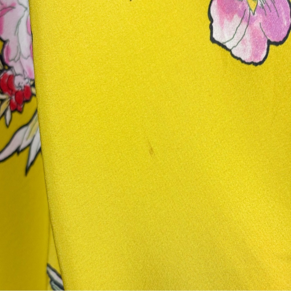 Anthropologie Silk Halter Floral Midi Dress Sz 1X - Picture 9 of 13